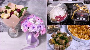 Влог. Готовила 2 дня (печеночный торт, слоеные салаты и т.д.) День рождение Арины!