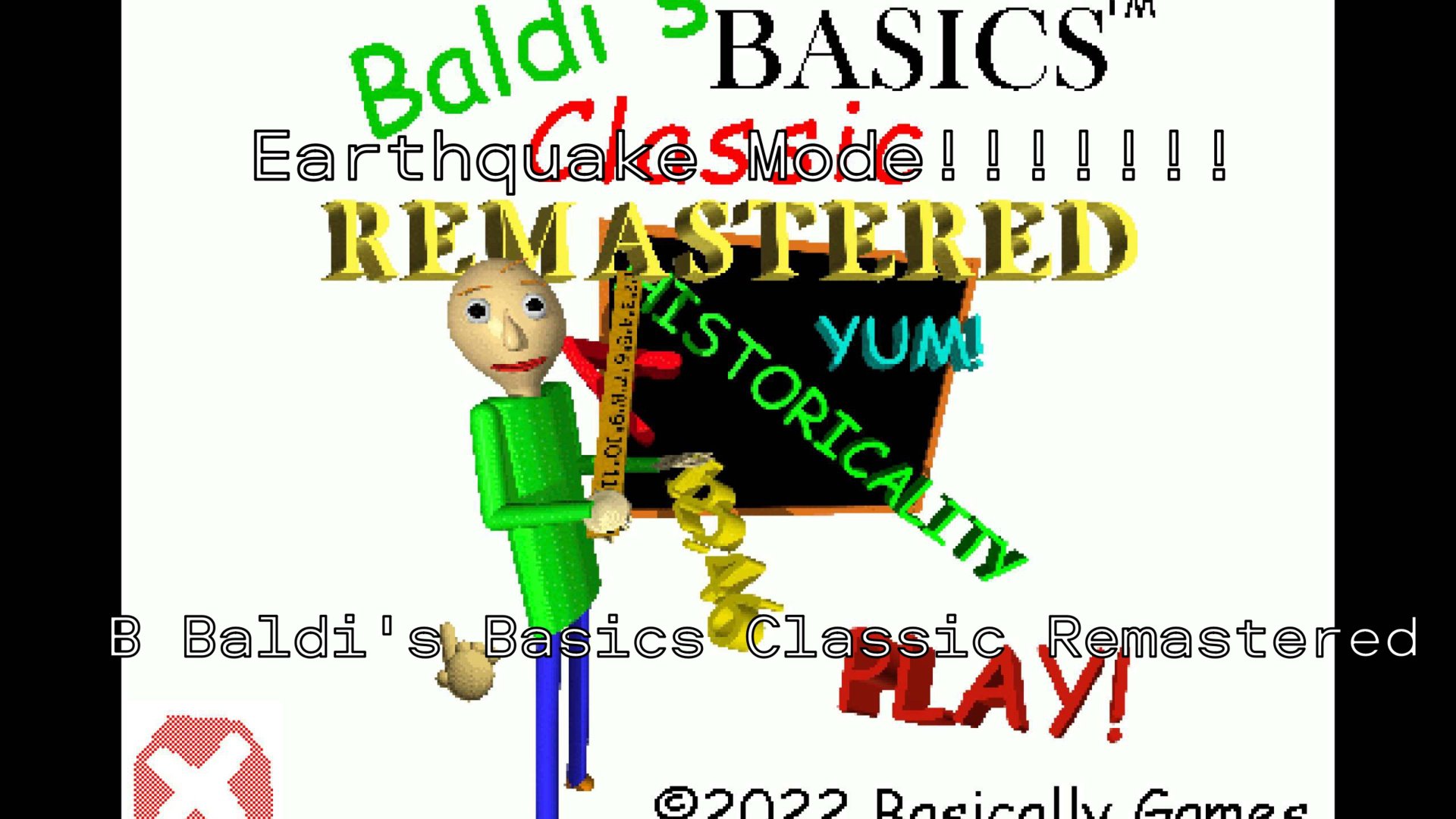 Earthquake Mode в Baldi's Basics Classic Remastered!!!!!!! смотреть онлайн