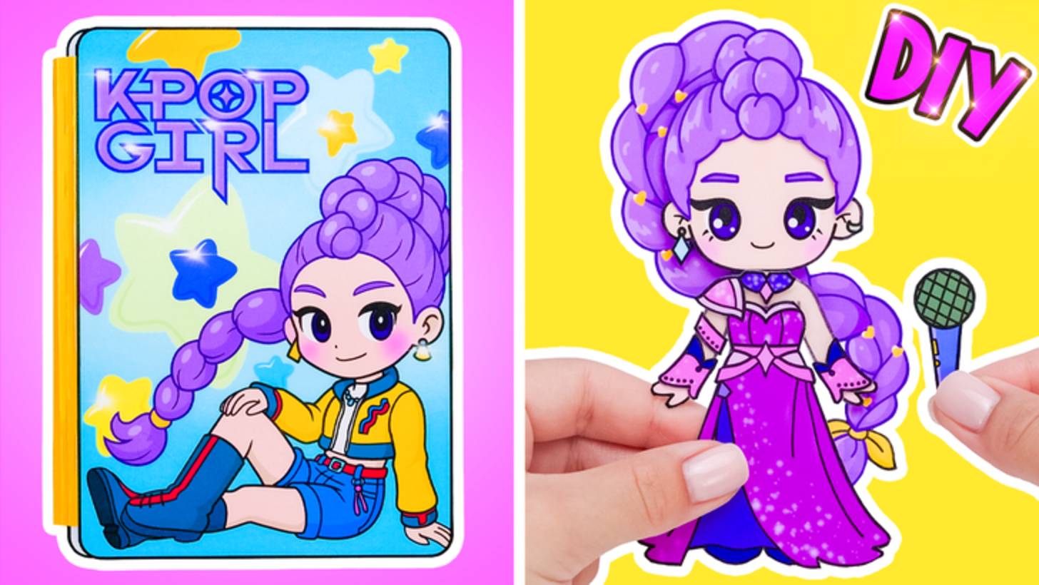 Как живут настоящие айдолы 💄👗 Книга-игра по мотивам «Кейпоп-охотницы на демонов» ⚔️✨ смотреть онлайн