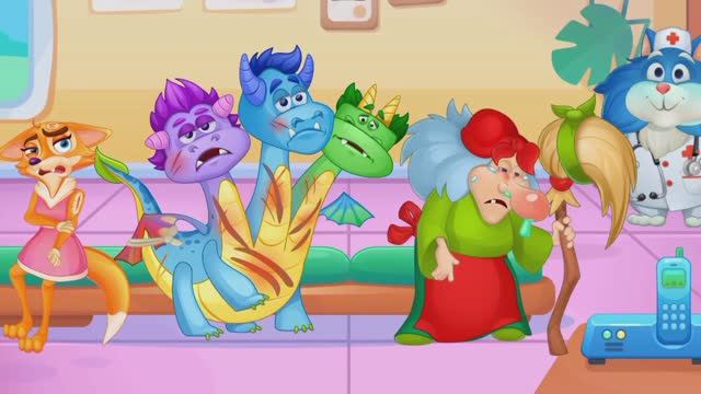 Кот Пломбир, про больницу, детский мультфильм. смотреть онлайн