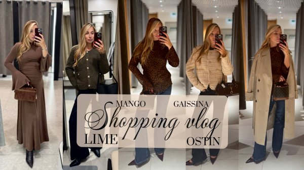 SHOPPING VLOG : MANGO / OSTIN / LIME / GAISSINA
