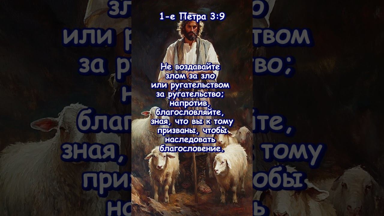 1 -е Петра 3 :9 смотреть онлайн