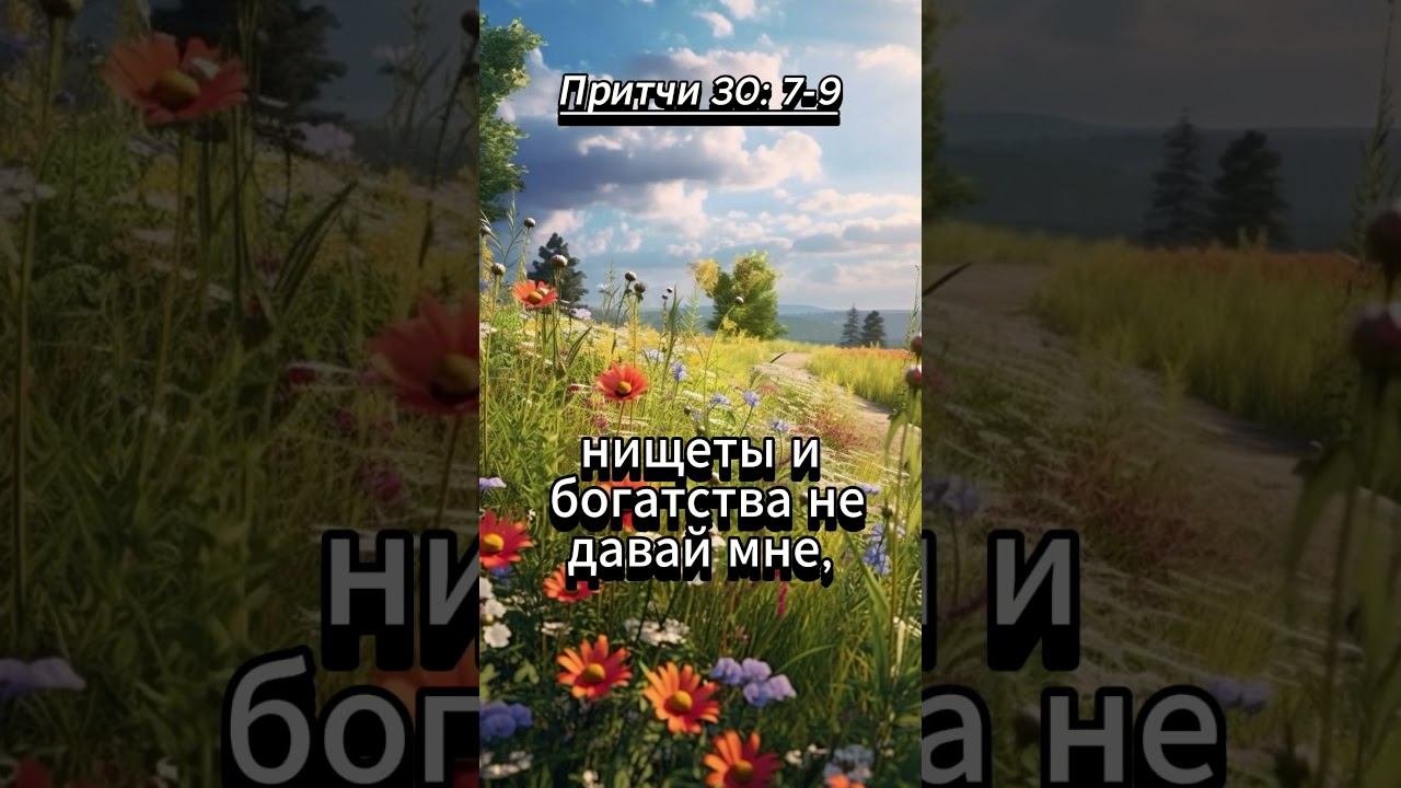 #shorts Притчи 30: 7-9 смотреть онлайн