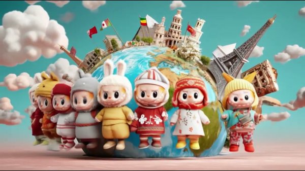 Мультики для детей. Лабуба из разных стран. Музыкальный мультик. Мультики