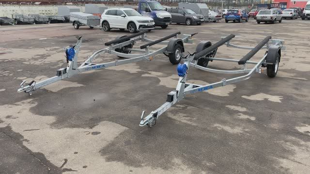 Два прицепа МЗСА для лодки 5м - МЗСА 81771G.011 и МЗСА 81771Е.101 - В чем разница? смотреть онлайн