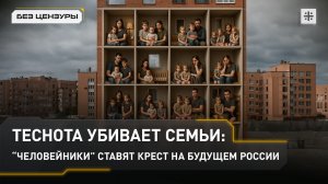 Теснота убивает семьи: “человейники” ставят крест на будущем России