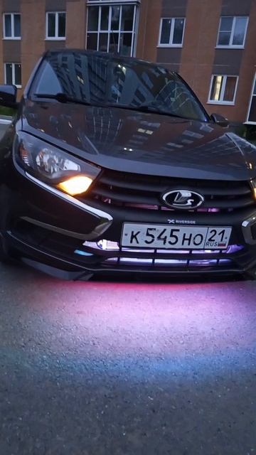 Светодиодная подсветка на гранте