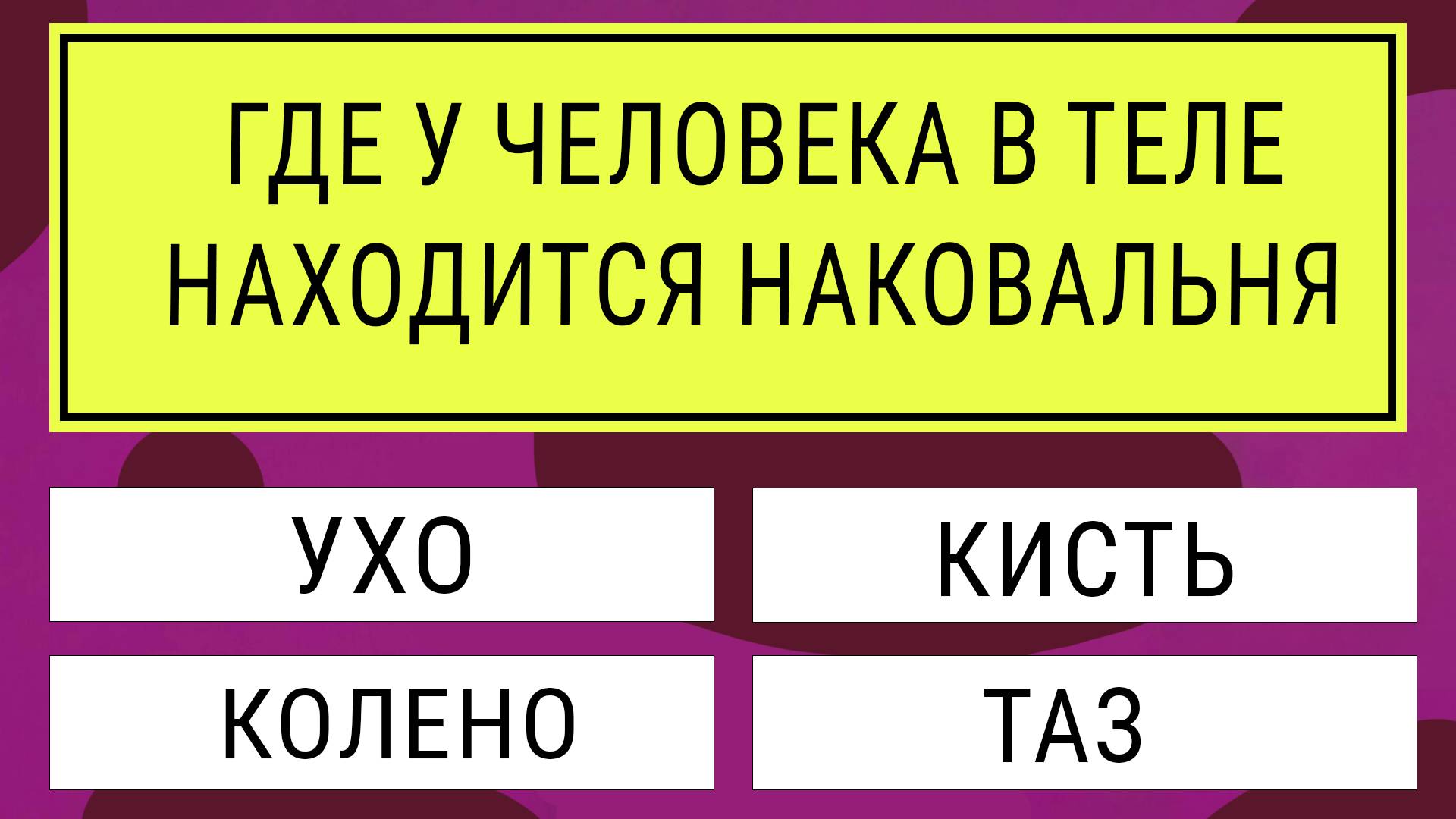 Интересные тесты на эрудицию