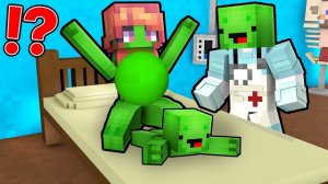 Беременная девочка против сумасшедшего доктора - мультфильм про Майнкрафт