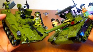 ТАНКИ ГРЯЗИ НЕ БОЯТСЯ КОНСТРУКТОР ТАНК ЛЕГО НЕТ СЛУБАН АРМИЯ РОССИИ SLUBAN