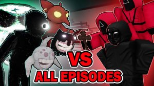 Двери против Игры в Кальмара DOORS VS SQUID GAME! (Все эпизоды) Анимация Roblox Doors 2