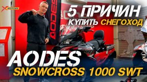 5 причин купить снегоход AODES Snowcross 1000 SWT✅