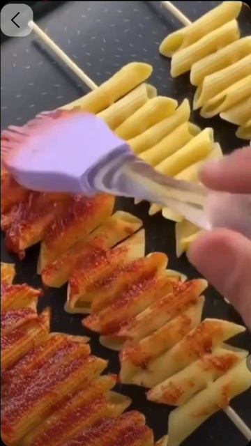 Макароны на шпажках с сыром #еда #макароны #кухня #рек #готовимжар #подписка #лайк смотреть онлайн
