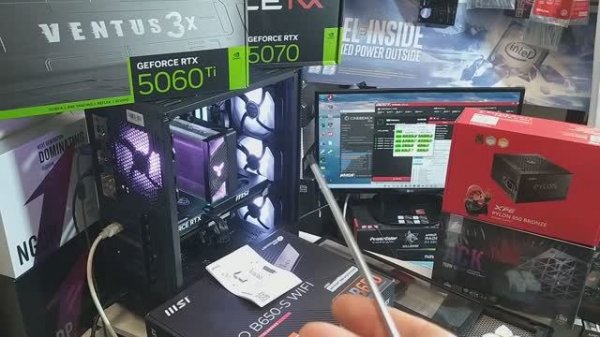 Обзор двух ПК за 122тр. Про PCIE Gen4 для RTX 5060Ti и 5070. Про память 6000Mz для AMD. Про кабельме