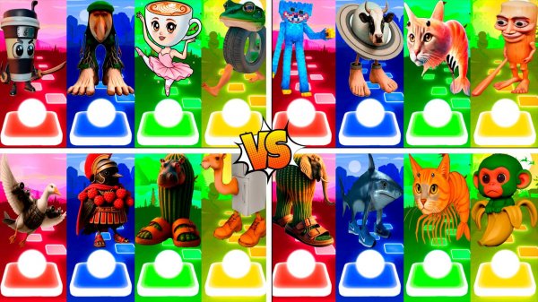 МЕГАМИКС КАПУЧИНО АССАСИНО 🆚 БРР БРР ПАТАПИМ 🆚 ДРУГИЕ БРЕЙНРОТ МЕМЫ | Tiles Hop №225-228