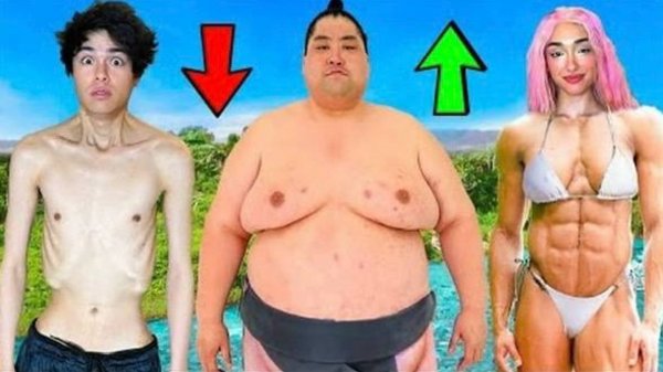 Кто НАБЕРЕТ или СБРОСИТ больше всего веса за 100 часов!