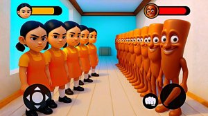 BRAINROT - МУЛЬТФИЛЬМ - ИГРА в КАЛЬМАРА ✅ Брейнрот Балерина Капучино