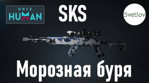 Once Human SKS Морозная буря