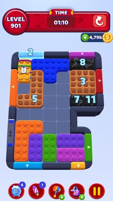 Color Block Jam 901 Уровень смотреть онлайн