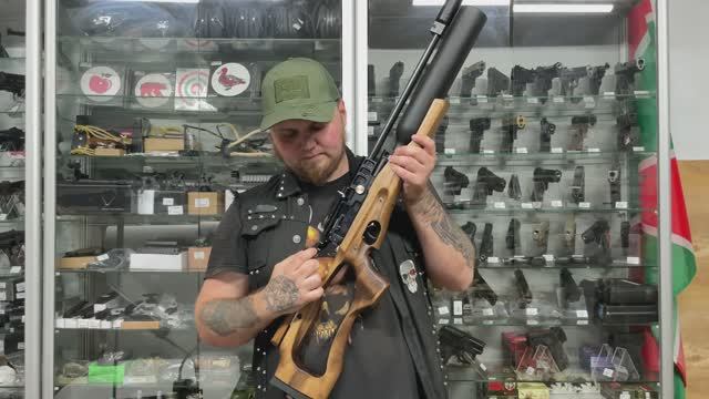 Пневматическая винтовка Jaeger SP Карабин Колба (PCP прямоток ствол AP550 полигонал) 6.35 мм