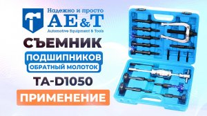 Съемник подшипников обратный молоток (16 предметов) TA-D1050 AE&T