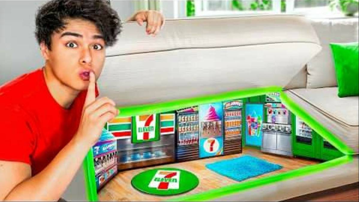 Я построил СЕКРЕТНЫЙ 7-11 у себя в комнате!