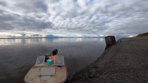 Рыбалка на Енисее неводом. За ряпушкой в половодье.