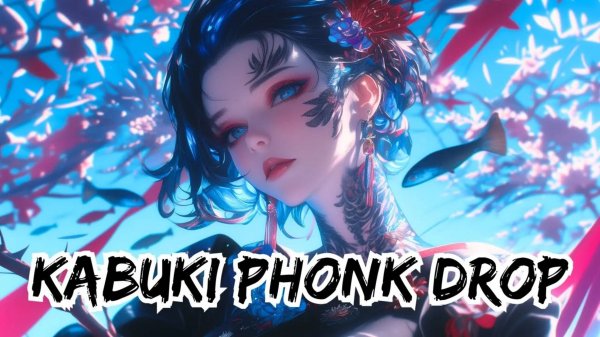 KABUKI PHONK DROP 🔥 Hard-Hitting Japanese Phonk Beat 🏮Aggressive Taiko x Shamisen x 808