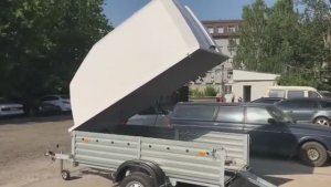 Прицеп для перевозки мотоцикла