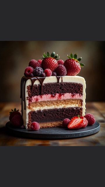 Кто хочет такой тортик, ставьте лайк 😊#торт #кусочекторта #лайк смотреть онлайн