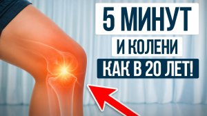 Если беспокоят колени - СРОЧНО смотри! / СУПЕР УПРАЖНЕНИЕ для коленей!