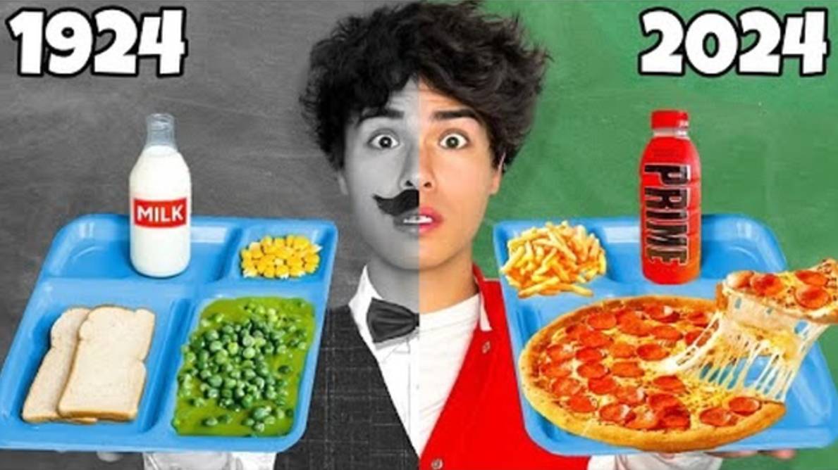 Съесть школьные обеды за 100 лет