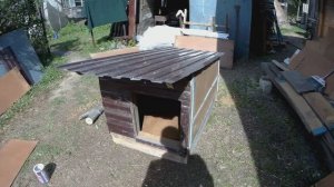 Как легко сделать будку для собаки.