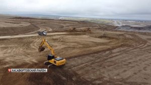 В Дагестане  Росавтодор  продолжает строительство четырехполосной дороги в обход Хасавюрта