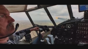 Полет Ан-2 набор 2500 и быстрое снижение