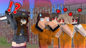 Девчонки совершают побег из тюрьмы?! - Анимация для Майнкрафт