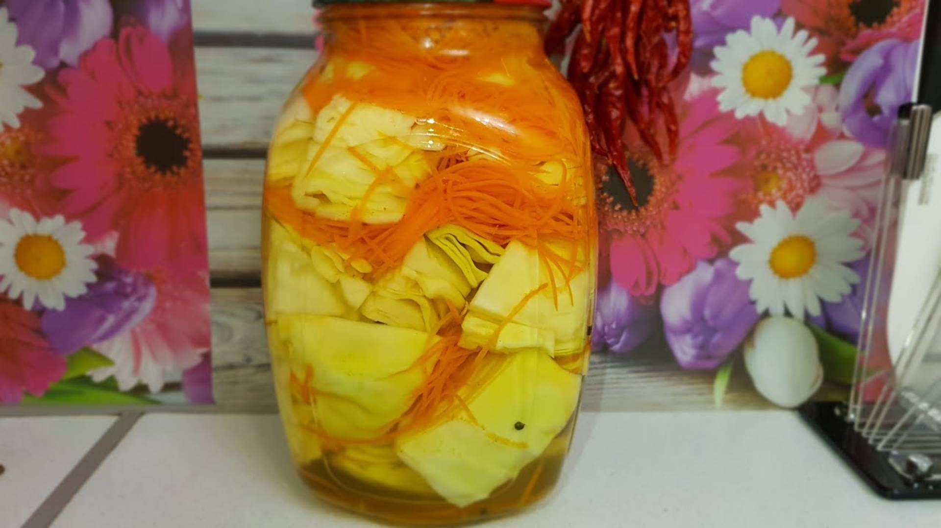 Банка улетает за раз! Хрустящая и вкусная капуста по-корейски на зиму. смотреть онлайн