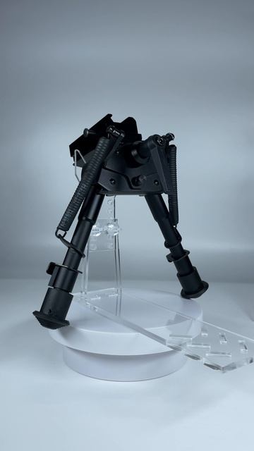 Сошки быстросъемные Patriot на Weaver с качающейся базой и подлоком, поворот 360° 6”-9”