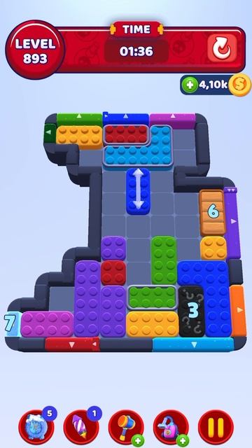 Color Block Jam 893 Уровень смотреть онлайн