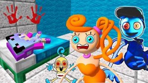 СЕМЬЯ ДЛИННЫЕ И ДОЧКА КСЮША В МАЙНКРАФТ ХАГГИ ВАГГИ MINECRAFT