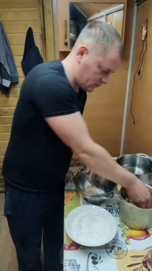 Куриные стрипсы на вахте 😋