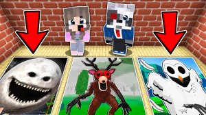 НУБ И ДЕВУШКА ПРО НАШЛИ СТРАШНЫЕ ЯМЫ в МАЙНКРАФТ АНИМАЦИЯ! ОЛЕНЬ И СОВА 99 НОЧЕЙ В ЛЕСУ ЛУНА ОЖИЛА