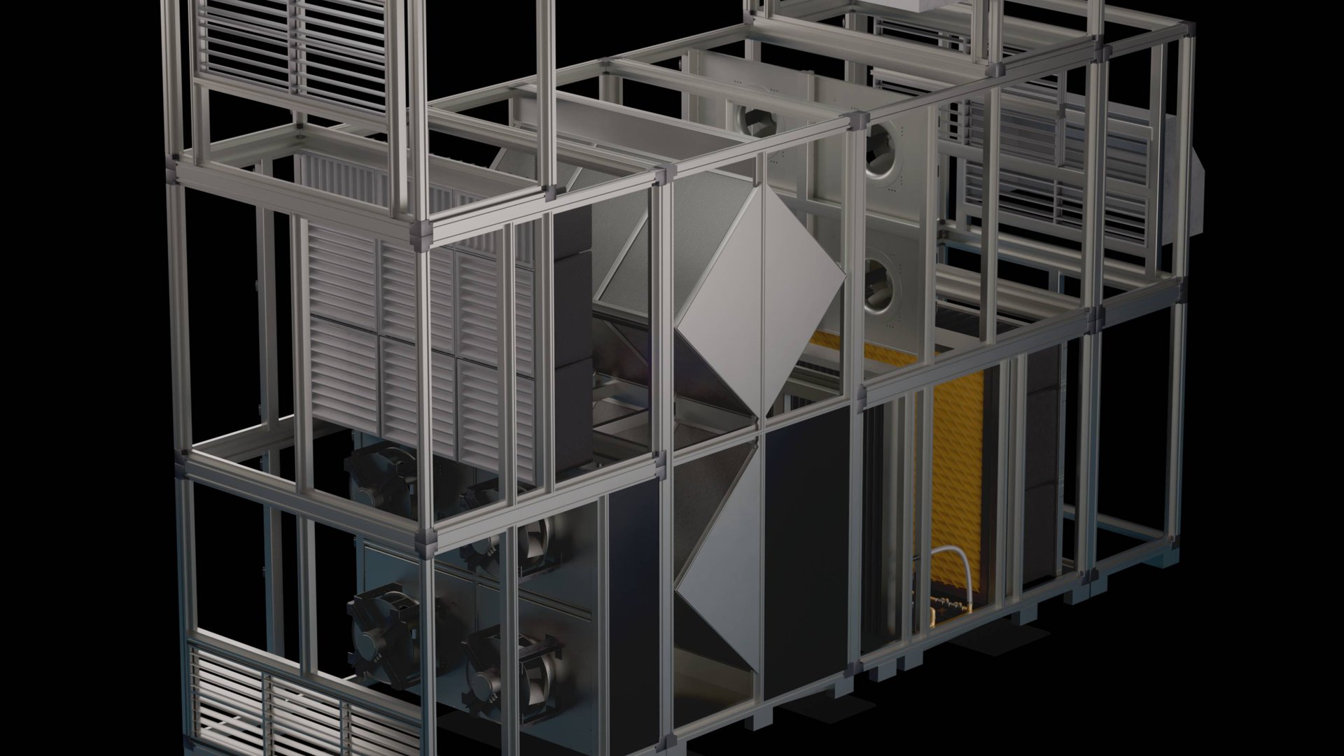 Приточно-вытяжная установка с «косвенным» адиабатическим охлаждением PRIME смотреть онлайн