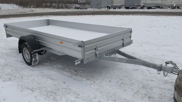 Прицеп для снегохода с алюминиевыми бортами МЗСА 817717.032 смотреть онлайн