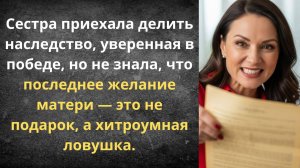 Хотела оспорить завещание, но не тут то было | Истории из жизни