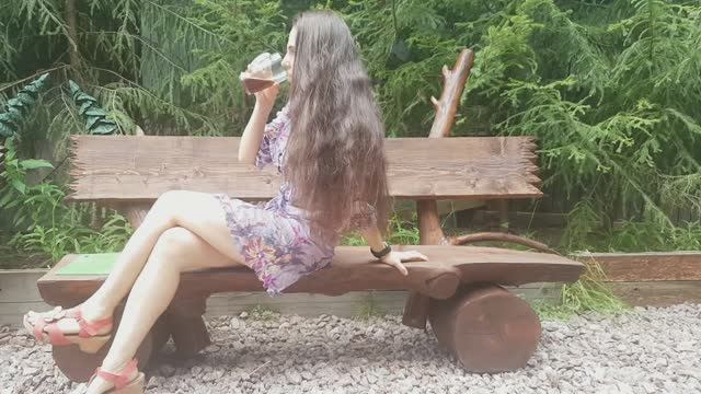 Скамейка Рустик Лесная мебель_Резьба бензопилой Лена Карвинг смотреть онлайн