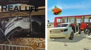 Аварии на реальных событиях в ВАЗ Краш тест симулятор 2 и Beamng. Drive #42