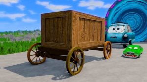 Молния трансформируется в Портальной яме! Гигантские ямы с челюстями