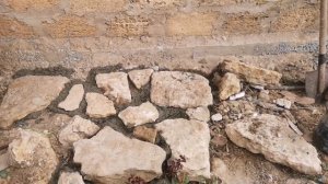 Отмостка из бута. Начало