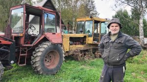 Самодельный грейдер на ДТ-75, или Как мы отдыхаем по выходным!